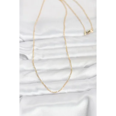 BUĞZ CM 14K Gold Renk 60 cm Zincirli Kadın Kolye - BUĞZ