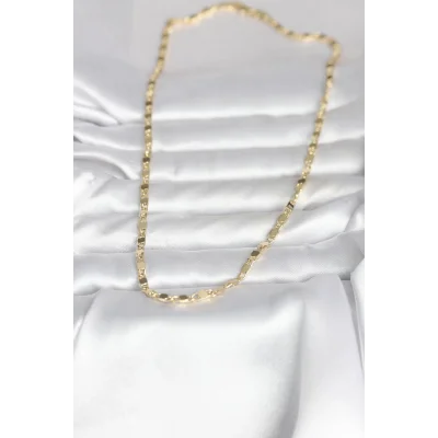 BUĞZ CM 14K Gold Renk Arpa Model 45 cm Kadın Kolye - BUĞZ