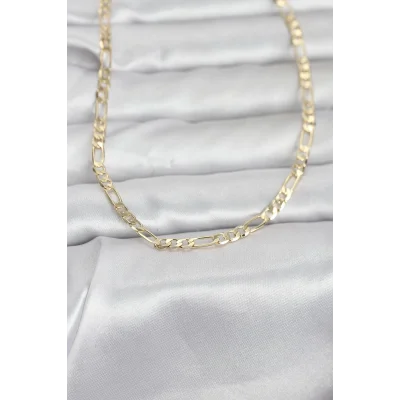 BUĞZ CM 14K Gold Renk Kuşgözü Zincir Model 60 cm Kadın Kolye