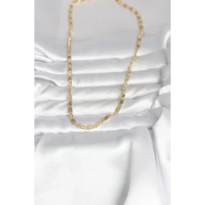 BUĞZ CM 14K Gold Renk Lazer Model 45 cm Kadın Kolye - BUĞZ