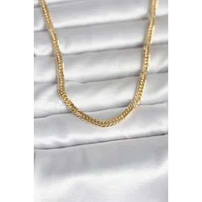 BUĞZ CM 14K Gold Renk Zincir Model 45 cm Kadın Kolye