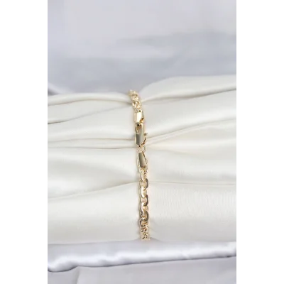 BUĞZ CM 14K Gold Renk Zincir Model Kadın Bileklik - BUĞZ