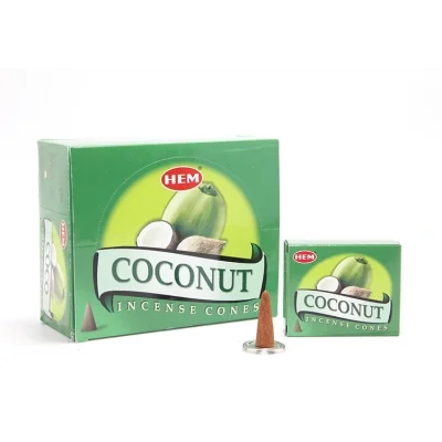 BUĞZ Coconut Aromalı Konik Tütsü