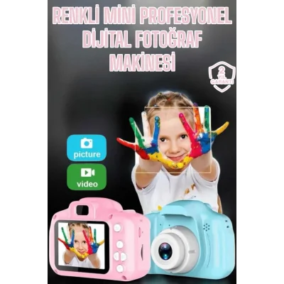  Çocuk Kamerası Profesyonel Hafif Ve Uzun Ömürlü USB Şarjlı 2.0 İnç