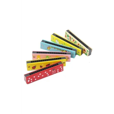  Çocuk Mızıka Ahşap Mızıka Nefes Egzersizi Müzik Aleti