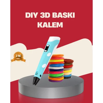 BUĞZ Çocuklar İçin Güvenli 3D Yazıcı Kalem