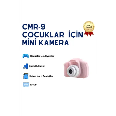 BUĞZ Çocuklar için mavi dijital fotoğraf makinesi SD kartlı 15-20 Mp 1-15x optik zoom