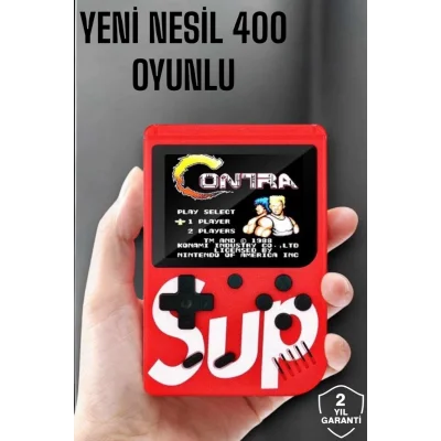  Çocuklara Özel SUP 400 Oyunlu Mini Oyun Konsolu