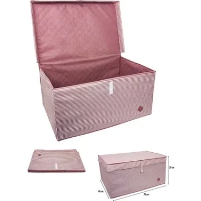 BUĞZ Çok Amaçlı Düzenleyici Kutu Organizer Cırt Cırtlı Hurç Mega Plus Boy 40cm X 30cm X 70cm (3 Adet) ( BUĞZ )