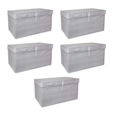  Çok Amaçlı Düzenleyici Kutu Organizer Cırt Cırtlı Hurç Mega Plus Boy 40cm X 30cm X 70cm (5 Adet)