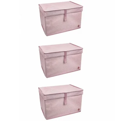  Çok Amaçlı Düzenleyici Kutu Organizer Cırt Cırtlı Hurç Mega Plus Boy 40cm X 30cm X 70cm (3 Adet)