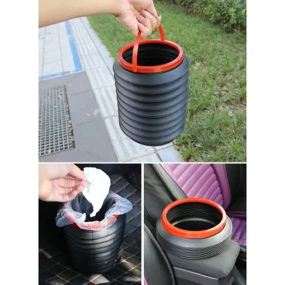  Çok Amaçlı Katlanabilir Araç İçi Kova