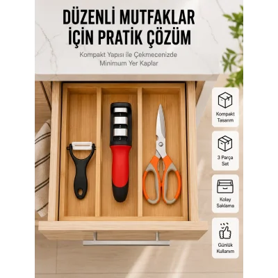 BUĞZ Çok Amaçlı Mutfak Makas Seti – Paslanmaz Çelik ve Ergonomik Tasarım Yeni Nesil