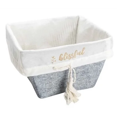 BUĞZ Çok Amaçlı Saklama Organizer Kutu Kare Keçe Sepet (mini) - 03433 ( BUĞZ )