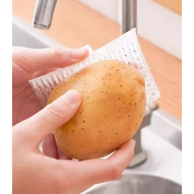 BUĞZ Çok Amaçlı Sebze ve Meyve Temizleme Patates Soyma Fırçası
