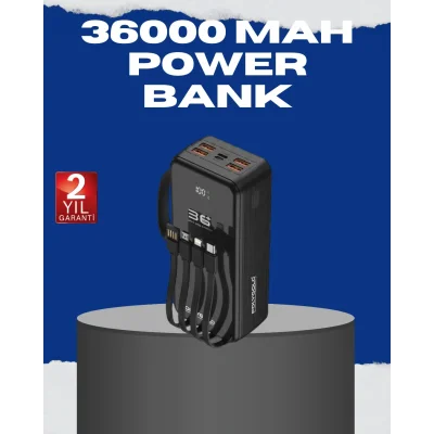 BUĞZ Çok Çıkışlı Taşınabilir Şarj Cihazı Dijital Göstergeli