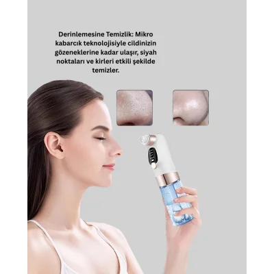 BUĞZ Çok Fonksiyonlu Cilt Bakım Cihazı – Siyah Nokta, Gözenek ve Akne Temizleyici - BUĞZ