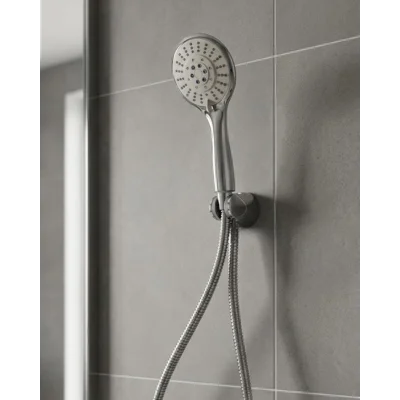 BUĞZ Çok Fonksiyonlu El Duşu Başlığı Spiral Hortumlu Dayanıklı Duş Seti