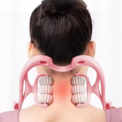 BUĞZ Çok Fonksiyonlu Manuel Altı Tekerlekli Boyun Masaj Aleti