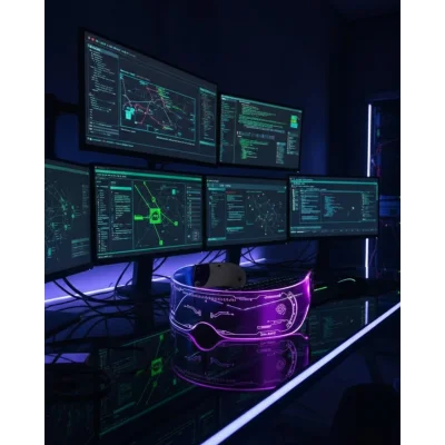 BUĞZ Çok Renkli LED Parti Gözlüğü Ergonomik ve Hafif Tasarım