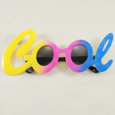 BUĞZ Cool Yazılı Rengarenk Parti Gözlüğü 21x8 Cm
