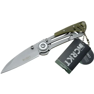 BUĞZ Cr 0087 Km Kamp Çakı 18 Cm - Metal Saplı, Otomatik, Kılıflı