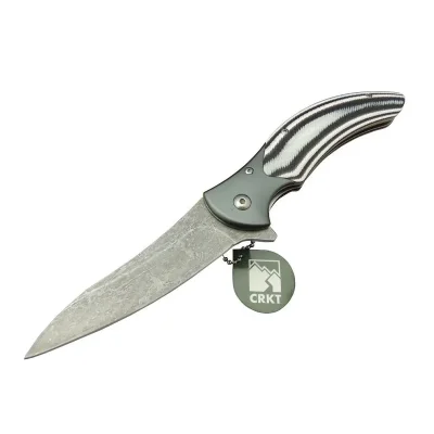 BUĞZ Eco Lounge CRKT Damas CR 0029 Kamp Çakı 23 cm - Fiber Saplı, Otomatik, Kılıflı, Kutulu