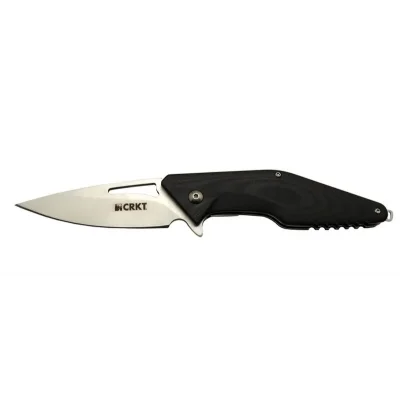 BUĞZ Eco Lounge Crkt Division  4415 BK Siyah Kamp / Outdoor Çakı 21cm - Yarı Otomatik, Kemerlikli, Kutulu