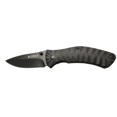 BUĞZ Crkt İncendor 2078 Bk Siyah Kamp Çakı 17,5cm - Manuel, Plastik Sap, Kemerlikli
