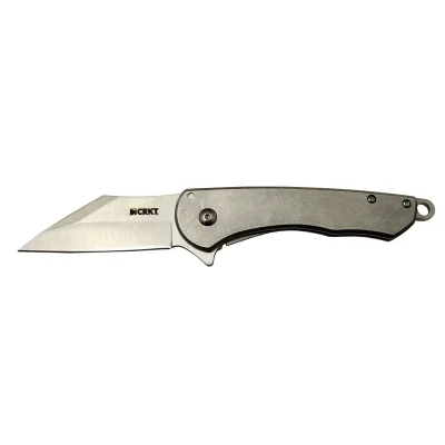 BUĞZ Eco Lounge Crkt Jettison 6820 WY Beyaz Kamp / Outdoor Çakı 18,5cm - Yarı Otomatik, Kemerlikli, Kutulu