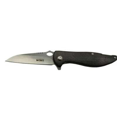 BUĞZ Crkt Lotus 1265 Bk Siyah Kamp / Outdoor Çakı 18cm - Yarı Otomatik, Kemerlikli, Kutulu