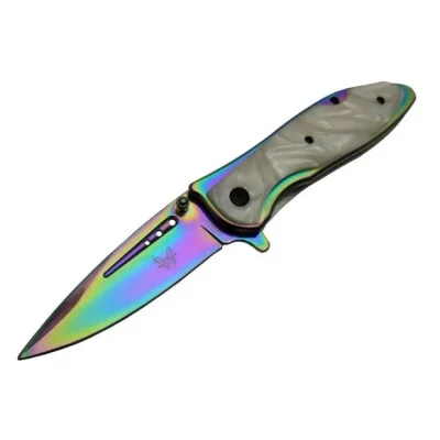BUĞZ Da76-1 Çakı Renkli Sedef 20 Cm Manuel, Kemerlikli