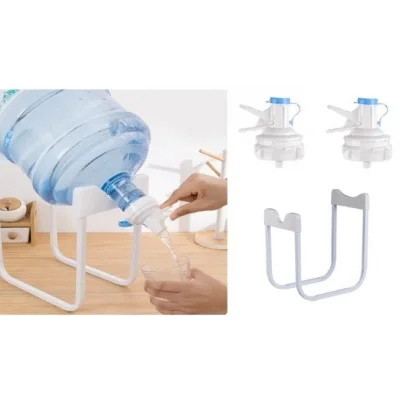  Damacana Musluk Başlığı ve Metal Ayak Stand Seti