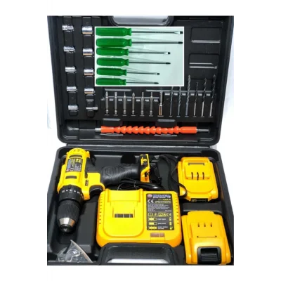 BUĞZ Darbeli kablosuz matkap 21 watt 20 volt anahtarsız mandren 2 akü 2 yıl garantili set