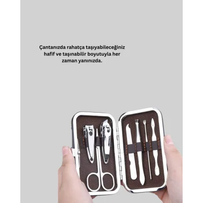 BUĞZ Dayanıklı Çelik Aletlerden Oluşan Kişisel Bakım Seti - BUĞZ