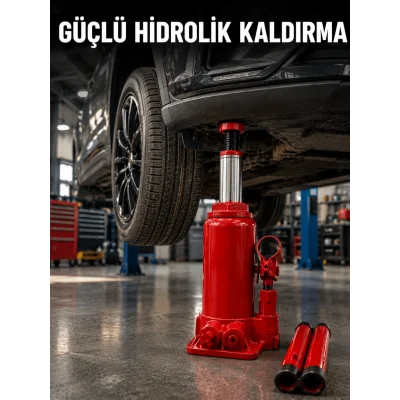 BUĞZ Dayanıklı Çelik Gövdeye Sahip Kompakt Hidrolik Kriko