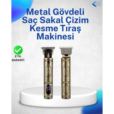 BUĞZ Dayanıklı Çelik Kafa ve Güçlü Motorlu Saç Sakal Makinesi