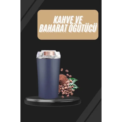  Dayanıklı Paslanmaz Çelik Kolay Kullanım Kahve Ve Baharat Öğütücü