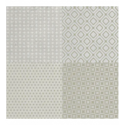 BUĞZ DecoHandy 30x30 cm Kendinden Yapışkanlı  Pvc Karo Mutfak Arası 4 Lü Karışık model  0,36m2