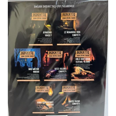 BUĞZ Dedektif Dava Çözme Oyunu  İz Bırakılmış Cinayet