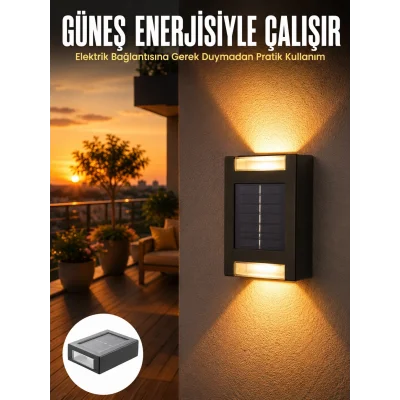 BUĞZ Dekorasyon Aplik Işık Güneş Enerjili Aydınlatma Dekoratif Aydınlatma Yeni Nesil