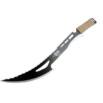 BUĞZ Dekoratif Azrail Kılıcı 70 Cm, Hasır İp Saplı, Keskin Değildir