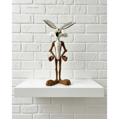 BUĞZ Dekoratif Çakal Figürü Hediyelik Biblo Ev Ofis Süs Eşyası