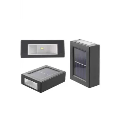  Dekoratif Duvar Lambası Solar Güneş Enerjili Bahçe Aydınlatması