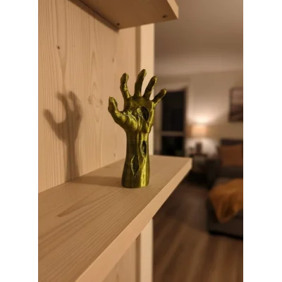 BUĞZ Dekoratif El Heykeli 22×7 cm Fantastik Koleksiyonluk Masaüstü Figür