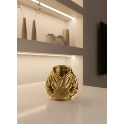 BUĞZ Dekoratif Gold Hoodie Kalemlik 10x10 cm