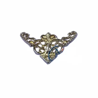 BUĞZ Dekoratif Köşe Süsü, Köşelik - Küçük, 19x34mm, Sarı, 100 Adet