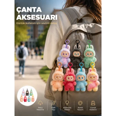 BUĞZ Dekoratif Labubu Karakter Figürü – Kaliteli Peluş Malzeme