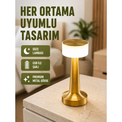 BUĞZ DEKORATİF MASA LAMBASI