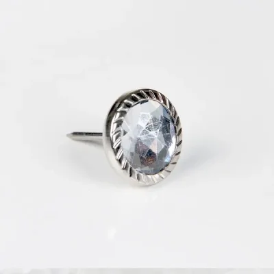 BUĞZ Dekoratif Parlak Taşlı Kabara Raptiye 17 Mm - 500